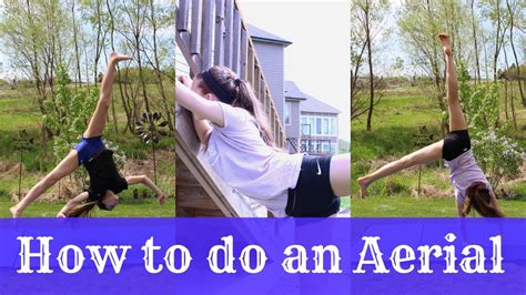 How To Do An Aerial Cartwheel Youtube