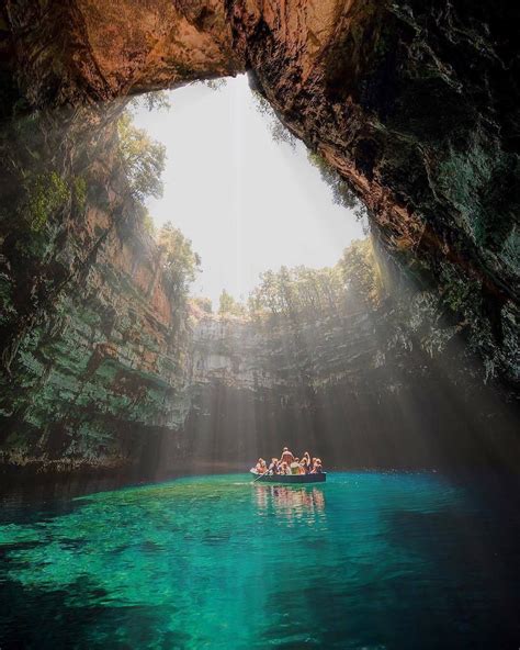 Melissani Cave 🇬🇷 Cbezerraphotos Greece Photography Beautiful