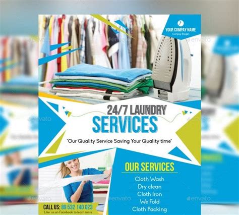 Get 35 Laundry Business Card Template Free Download