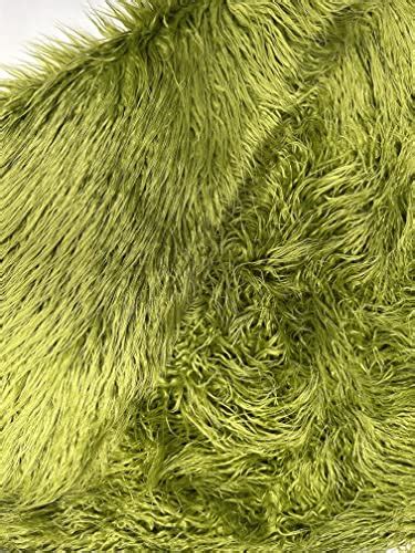 Fauxfake Fur Mongolian Olive Green Fabric By The Yard Pricepulse