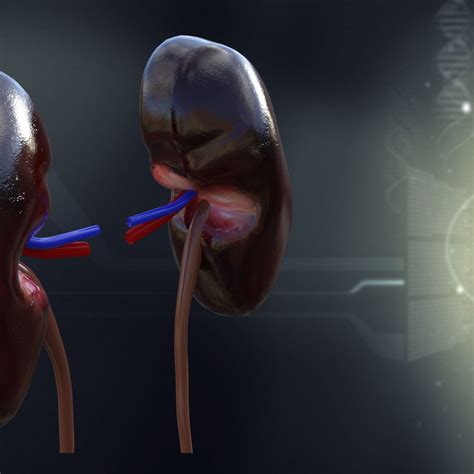 Human Kidney Anatomy 3d Model Max Obj 3ds Fbx C4d Lwo Lw Lws