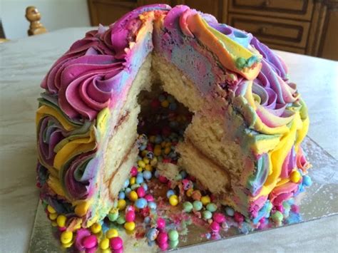 On which you can write any name. Reaching for Refreshment : Review- Asda Piñata Surprise! Cake