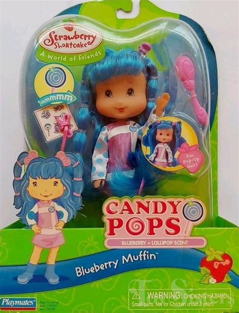 Strawberry Shortcake Playmates Candy Pops Blueberry Muffin Toy Sisters