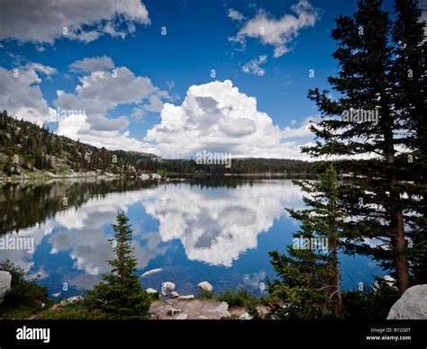 Mirror Lake Medicine Bow Mountain National Forest A Wyoming National
