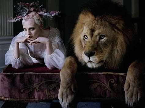 Edie Campbell And Karen Elson In Atlas The Lion By Tim Walker For Love