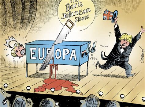 Boris johnson tetap bersikeras merundingkan sebuah perjanjian brexit yang baru dengan uni eropa. The Boris Johnson Show | Chappatte.com