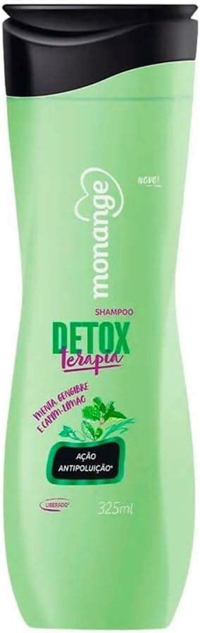 Monange Shampoo Detox Terapia 325Ml Amazon Com Br