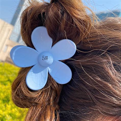 2pcs Flower Hair Claws Pastel Flower Hair Clips Hair Clip Etsy