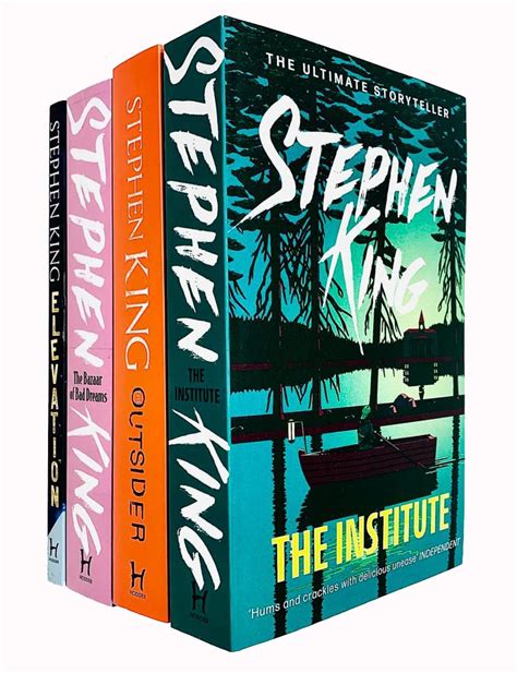 Stephen King Collection 4 Books Set The Outsider Elevation On