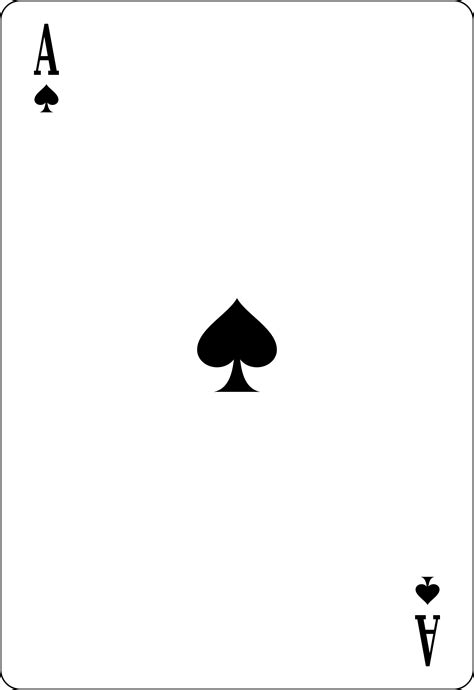 Free Ace Of Spades Card Png Download Free Ace Of Spades Card Png Png