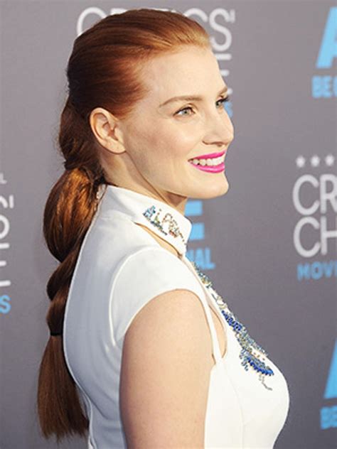 Jessica Chastain Rocks The Coolest Braid At The Critics Choice Awards Allure