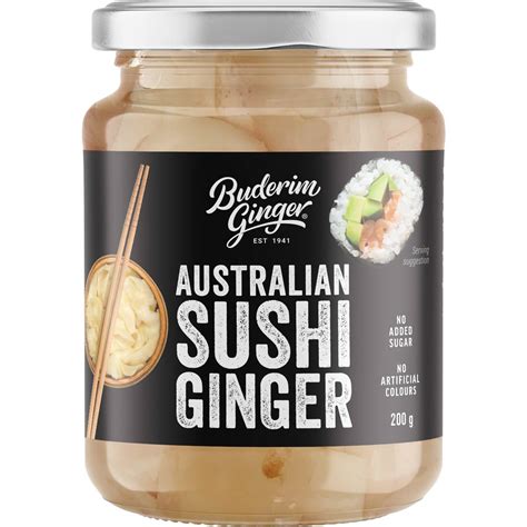 Buderim Ginger Australian Sushi Ginger 200g Woolworths