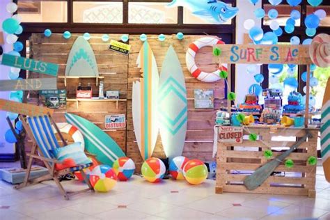 Surfing Birthday Party On Karas Party Ideas 22 Surf Theme Party Surf