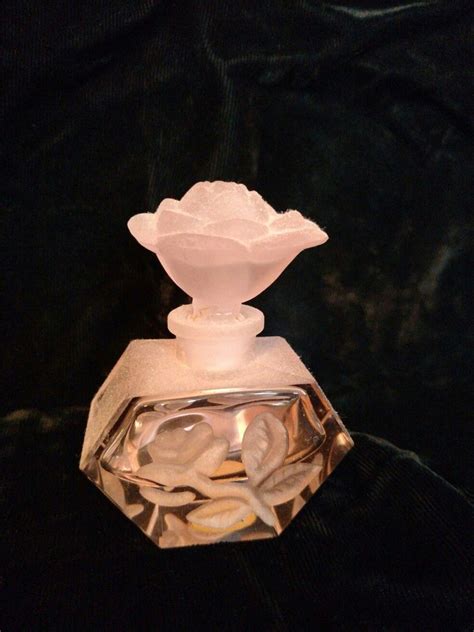 Pink Rose Crystal Perfume Bottle The Thrill Of New Scents 30 Day Supply