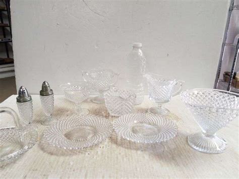 Assorted Hobnail Glassware Trice Auctions