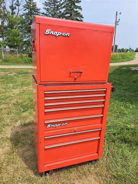 Vintage Snap On Kra Roll Cart Drawer W Top Chest Tool Box Ebay