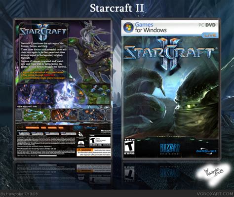 Starcraft Ii Pc Box Art Cover By Hawpoka
