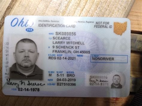 Fake Ohio Drivers License Template Everydayupf
