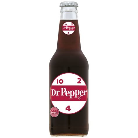 Dr Pepper Made With Sugar Soda 12 Fl Oz Instacart