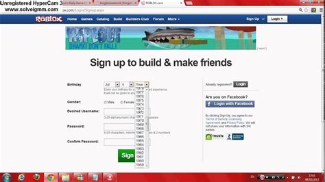 How To Sign Up On Roblox Youtube