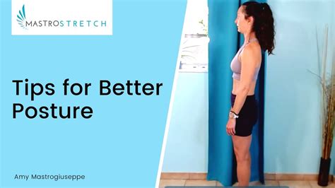 Tips For Better Posture Youtube