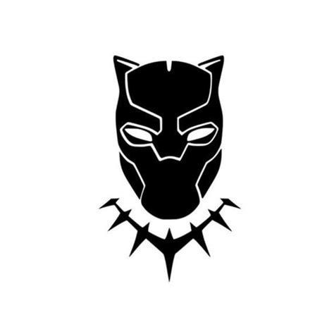 Black Panther Marvel Disney Logo Decal Black Panther Marvel Black