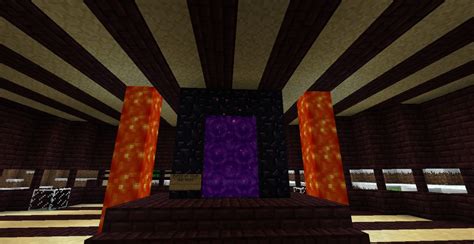 Nether Portal Room Minecraft Project