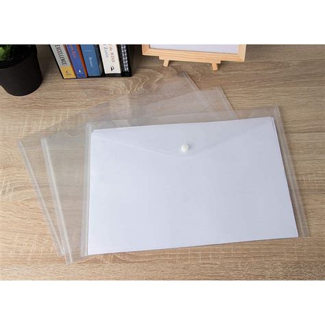 Plastic Document Folders 30 Pack Envelope Folders For Letter Size And