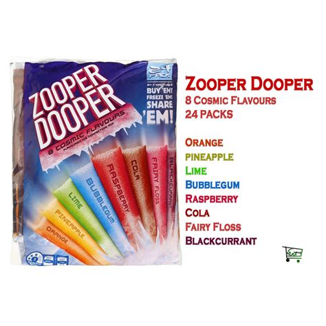 Zooper Dooper 8 Cosmic Flavours 24 Packs Aus Shopee Philippines