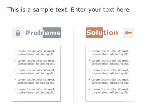 Problem And Solution Powerpoint Template 7 Problem Solution Powerpoint