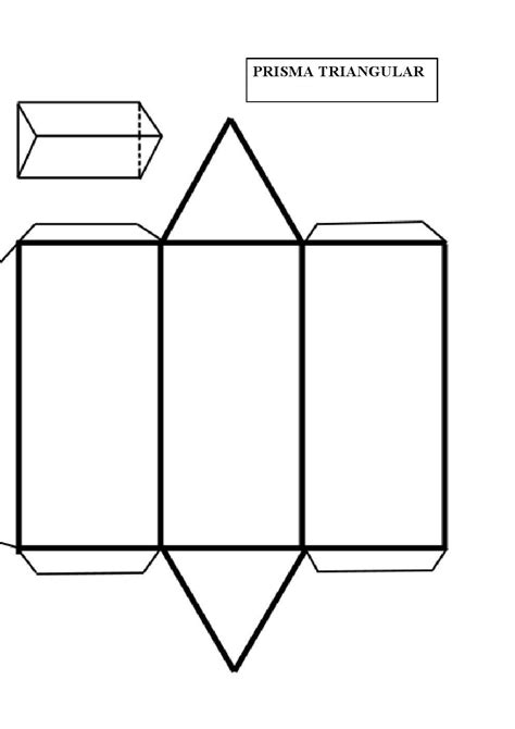 Construir Un Prisma Triangular Material De Aprendizaje Figuras