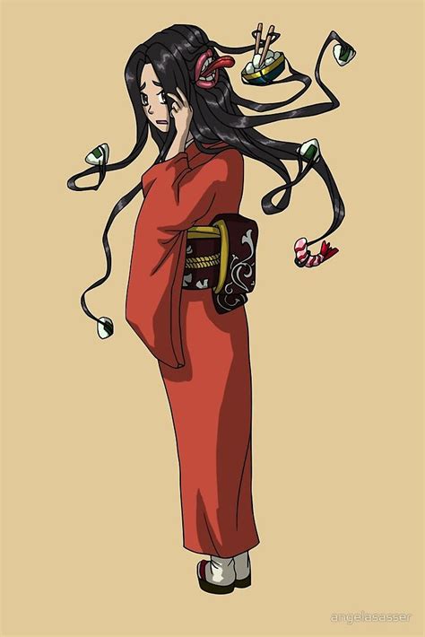 The Yokai Girl Was Inspired By The Japanese Stories Of The Futakuchi Onna She Seems Like Any