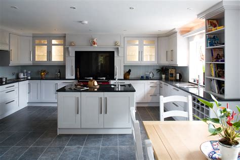 Shiloh recessed panel door style diamond cabinets. Bright frieling french press in Kitchen Transitional with ...