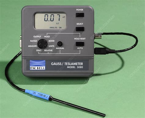 Magnetic Field Strength Meter Stock Image C0233817 Science Photo
