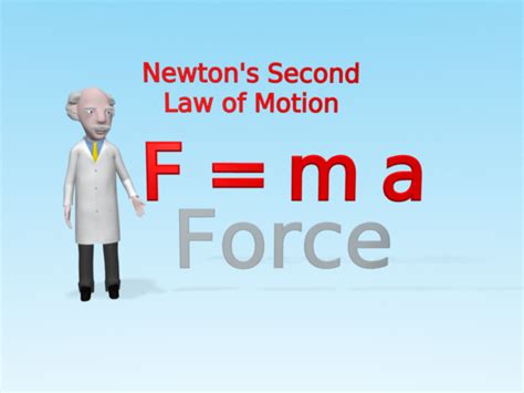 When the mass changes (for example, in the case of relativistic motion), newton's second law takes the form. Newton's Second Law may be expressed as F=ma ...