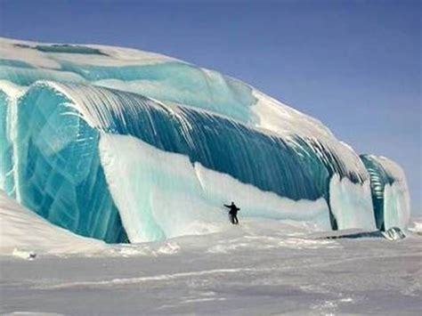 Blue Ice Photograph By Scientist Tony Travouillon In Antarctica