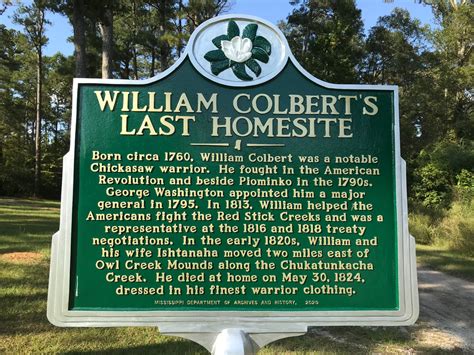 Historical Markers In Chickasaw And Calhoun Counties Mississippi