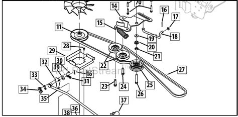 Transmission Belt Fan Replacement Cub Cadet Ltx1045 9 Steps