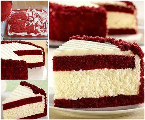 Creative Ideas Diy Gorgeous Red Velvet Cheesecake