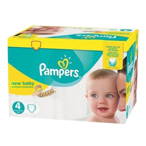 Pampers Taille 4 Maxi Giga Pack 370 Couches Bébé Premium Protection