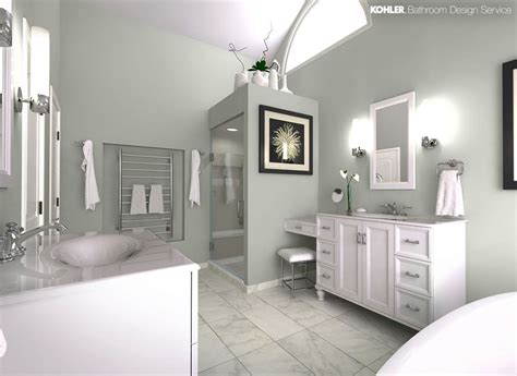 Here are some inspirational designs to help you create your perfect bathroom. KOHLER Bathroom Design Service | Personalized Bathroom Designs