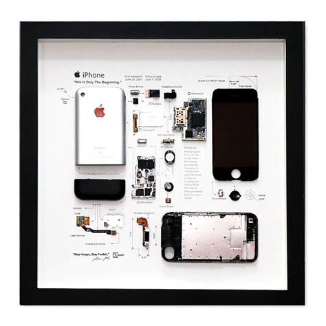 Xreart Deconstructed Iphone Teardown Art Frame Best T For Tech