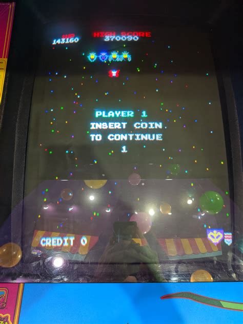 Galaga Arcade Game Screen