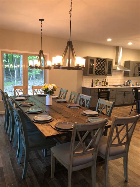 Maybe you would like to learn more about one of these? Large Farmhouse Table, Rustic Farm Table, Farmhouse Dining ...