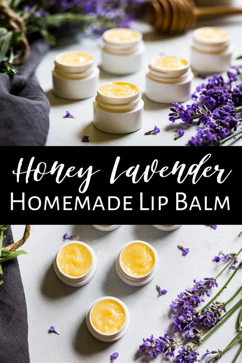 This Recipe For Homemade Honey Lavender Lip Balm Is An Easy To Make Diy