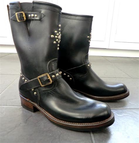 Vintage Engineer Boots Rrl Studded Engineer Boots A Review