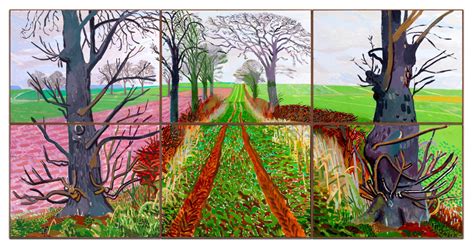A Closer Winter Tunnel February March 2006 By David Hockney The