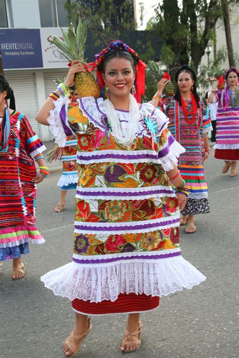 Oaxaca México Traje Regional Traje Típico Desfiles