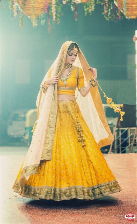 Offbeat Bridal Lehenga In Yellow Colour Indian Wedding Dress Bridal Lehenga Indian Bridal