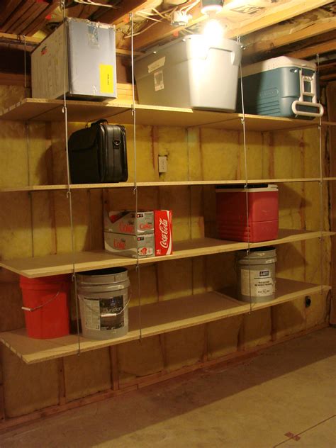Maybe you would like to learn more about one of these? Ceiling Hanger-Shelves hang from joists in garage ...